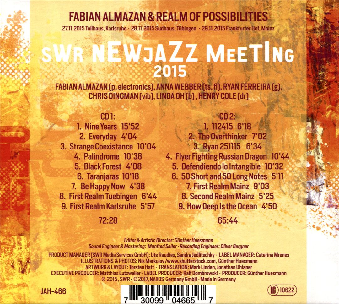 SWR New Jazz Meeting 2015 cover art