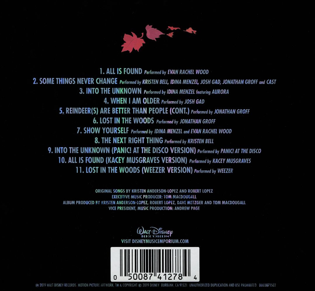Frozen II [Original Motion Picture Soundtrack] cover art