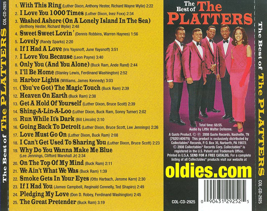 Best of the Platters [Collectables] cover art