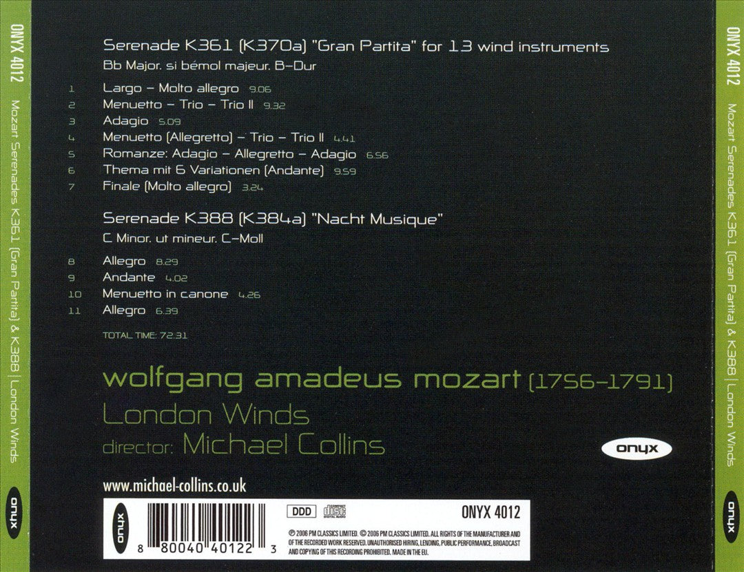 Mozart: Serenades cover art