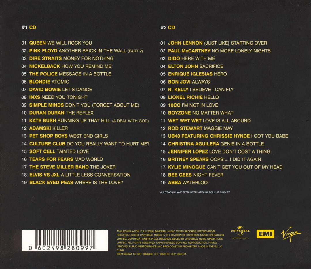 1S - 38 of the Greatest Number 1 Singles of All Time cover art