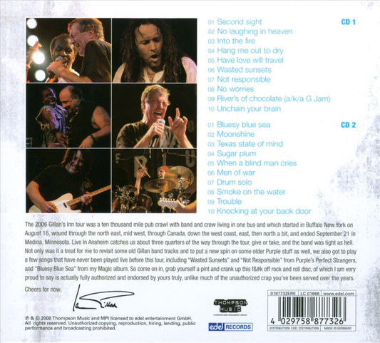 Live in Anaheim cover art