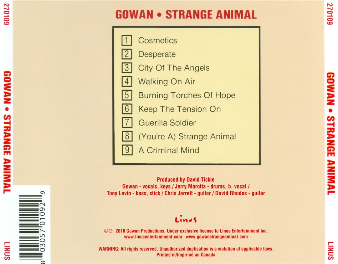 Strange Animal cover art