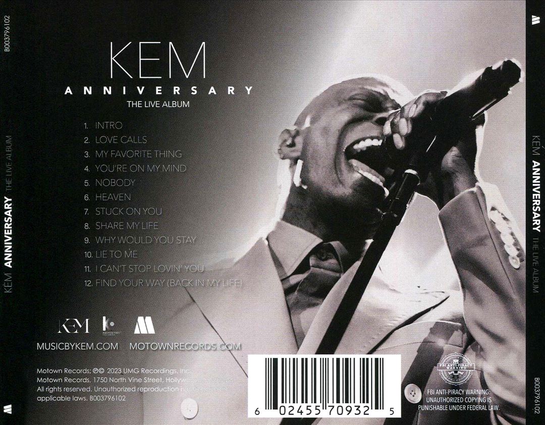 Anniversary [The Live Album] cover art