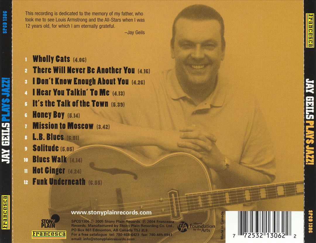 Jay Geils Plays Jazz! cover art
