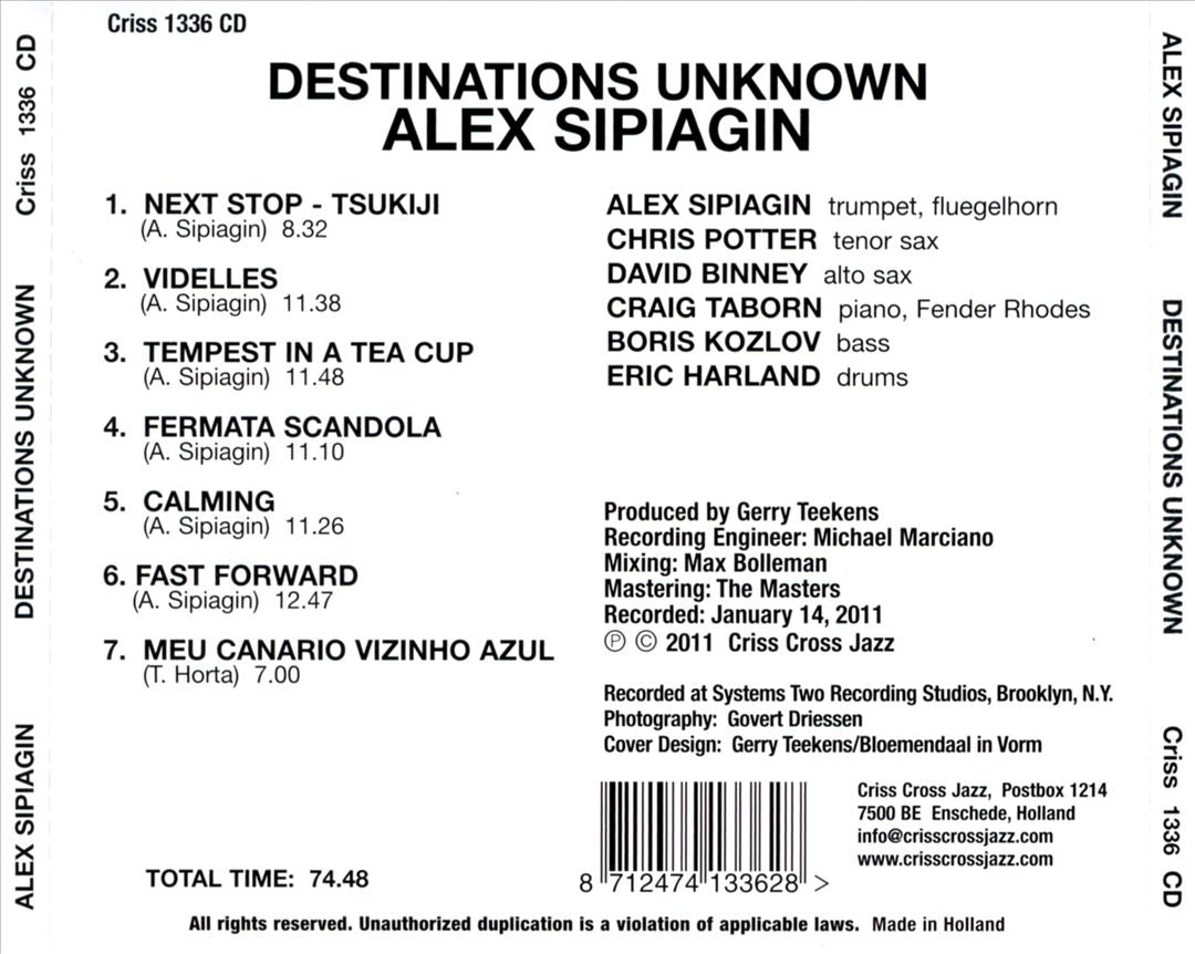 Destinations Unknown cover art