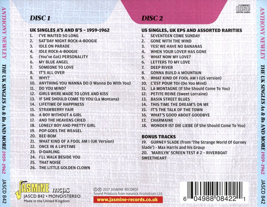 Newley Compiled: UK Singles as & BS & More 1959-1962 cover art