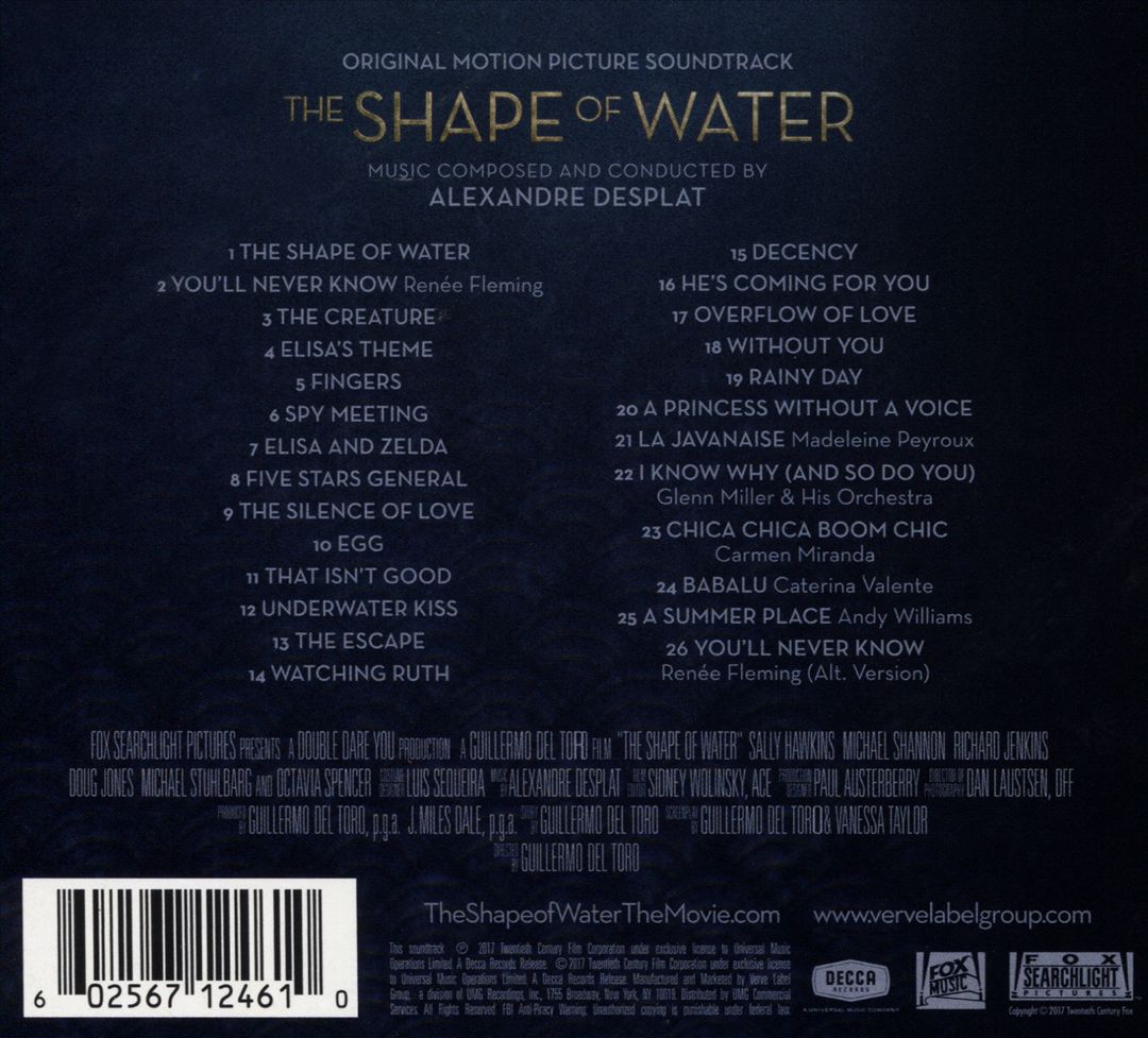 Shape of Water [Original Motion Picture Soundtrack] cover art