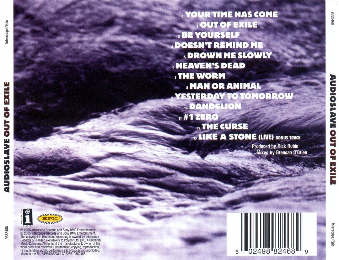 Out of Exile [UK Bonus Track] cover art