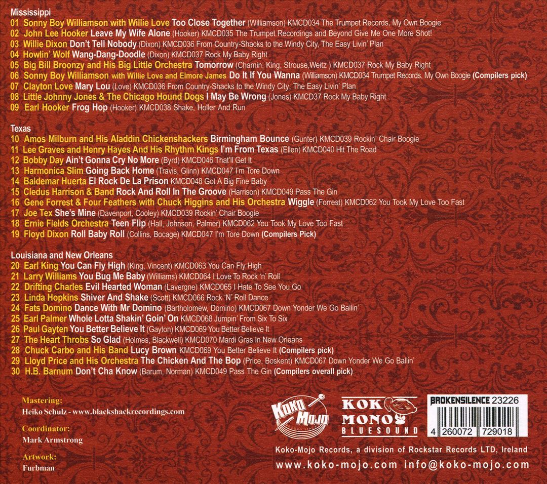Southern Bred: The Hot Thirty Picks [A Jubilation of Scorching Rockers] cover art