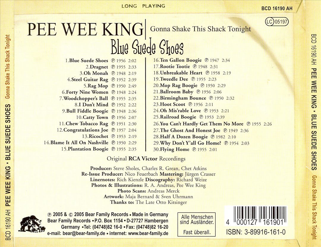 Blue Suede Shoes: Gonna Shake This Shack Tonight cover art