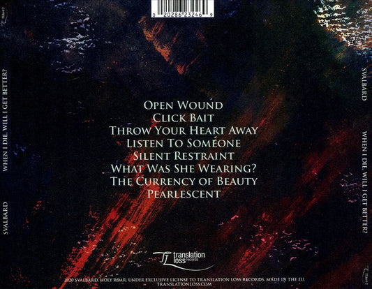 When I Die, Will I Get Better? cover art