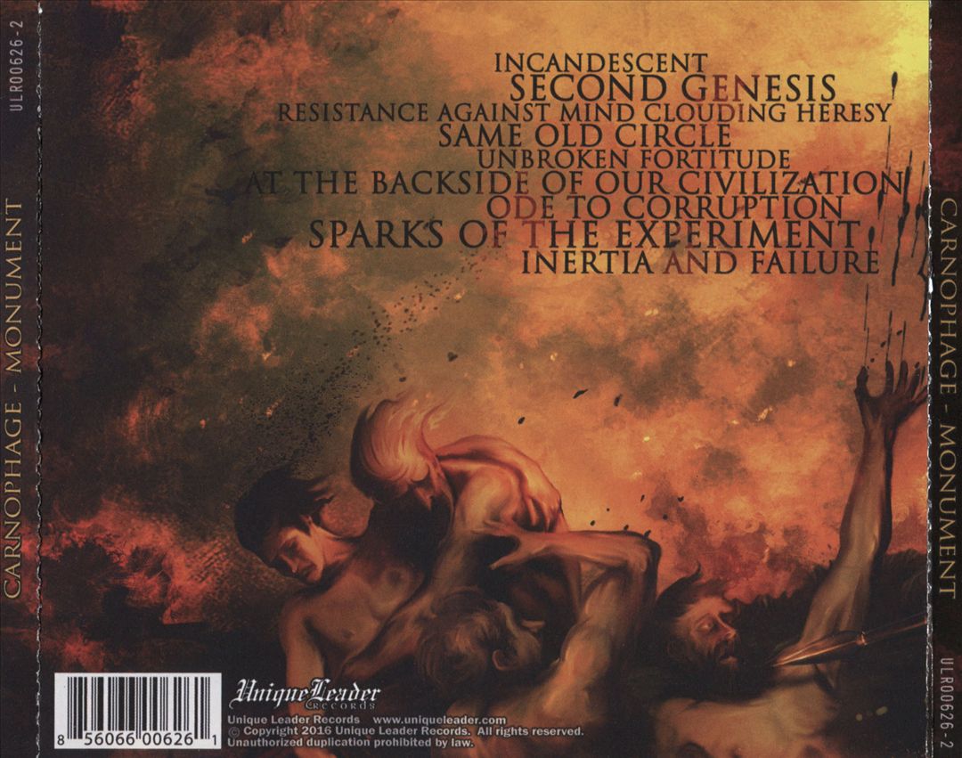 Monument cover art
