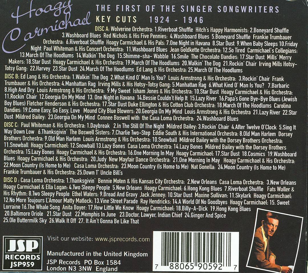 First of the Singer Songwriters: Key Cuts 1924-1946 cover art