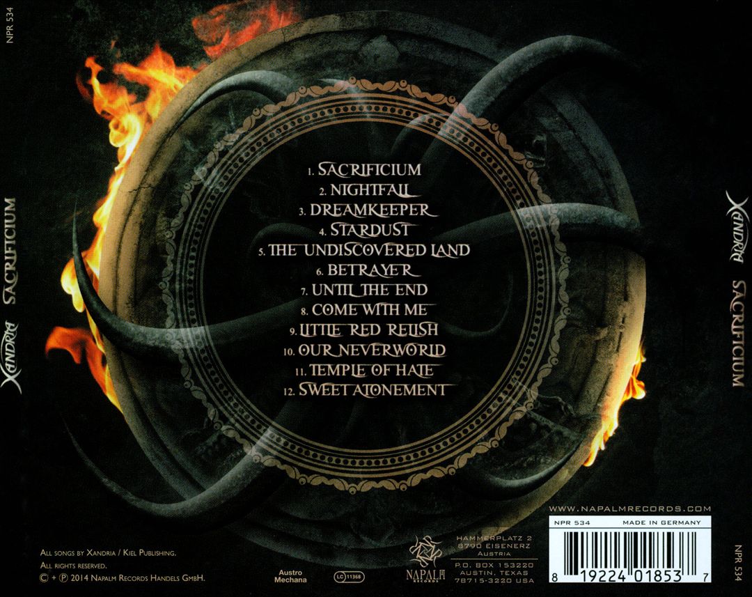 Sacrificium cover art