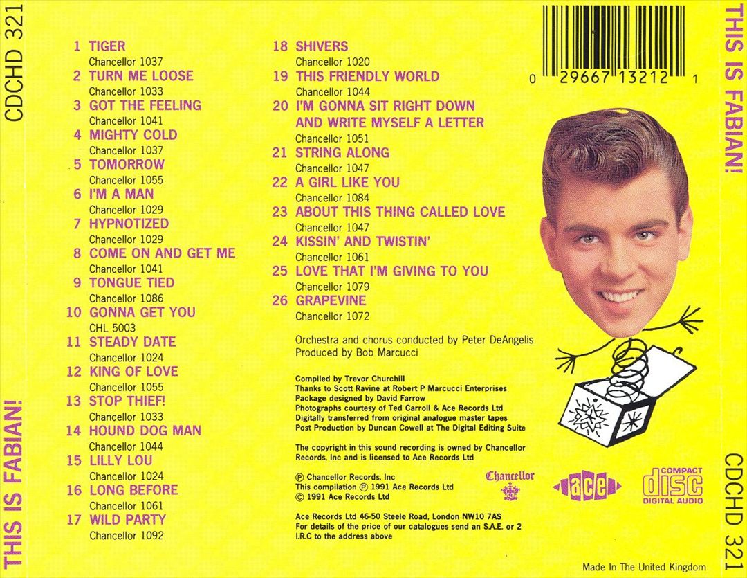 This Is Fabian! (1959-61) cover art