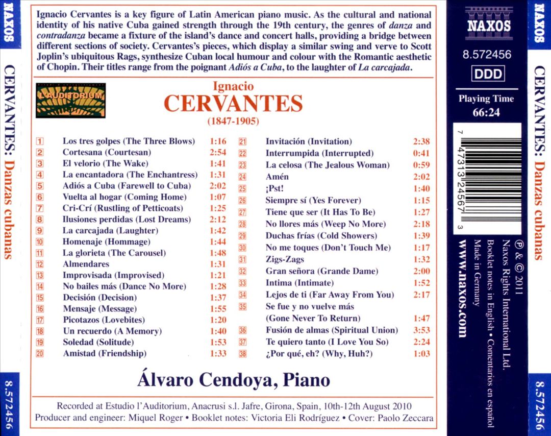 Ignacio Cervantes: Danzas Cubanas cover art