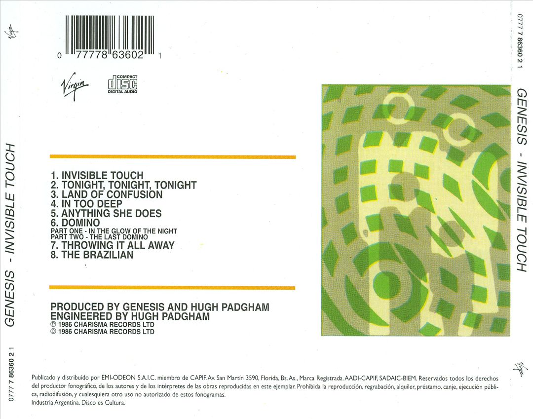 Invisible Touch cover art