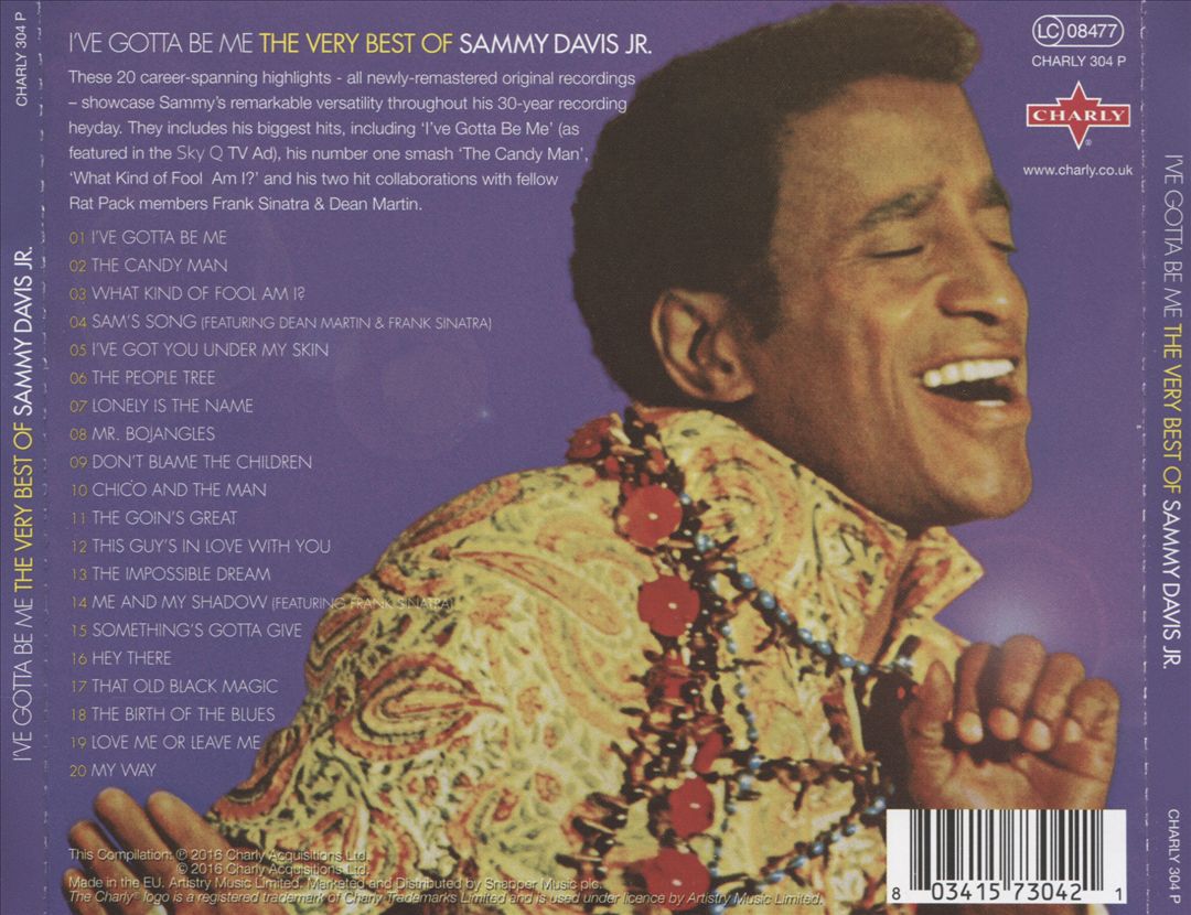 I've Gotta Be Me: The Very Best of Sammy Davis Jr. cover art