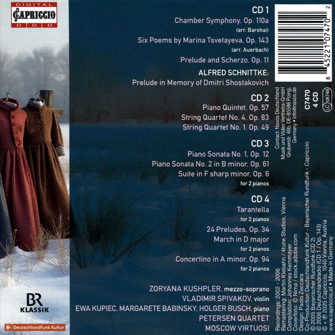 Dmitri Shostakovich: Chamber Music cover art