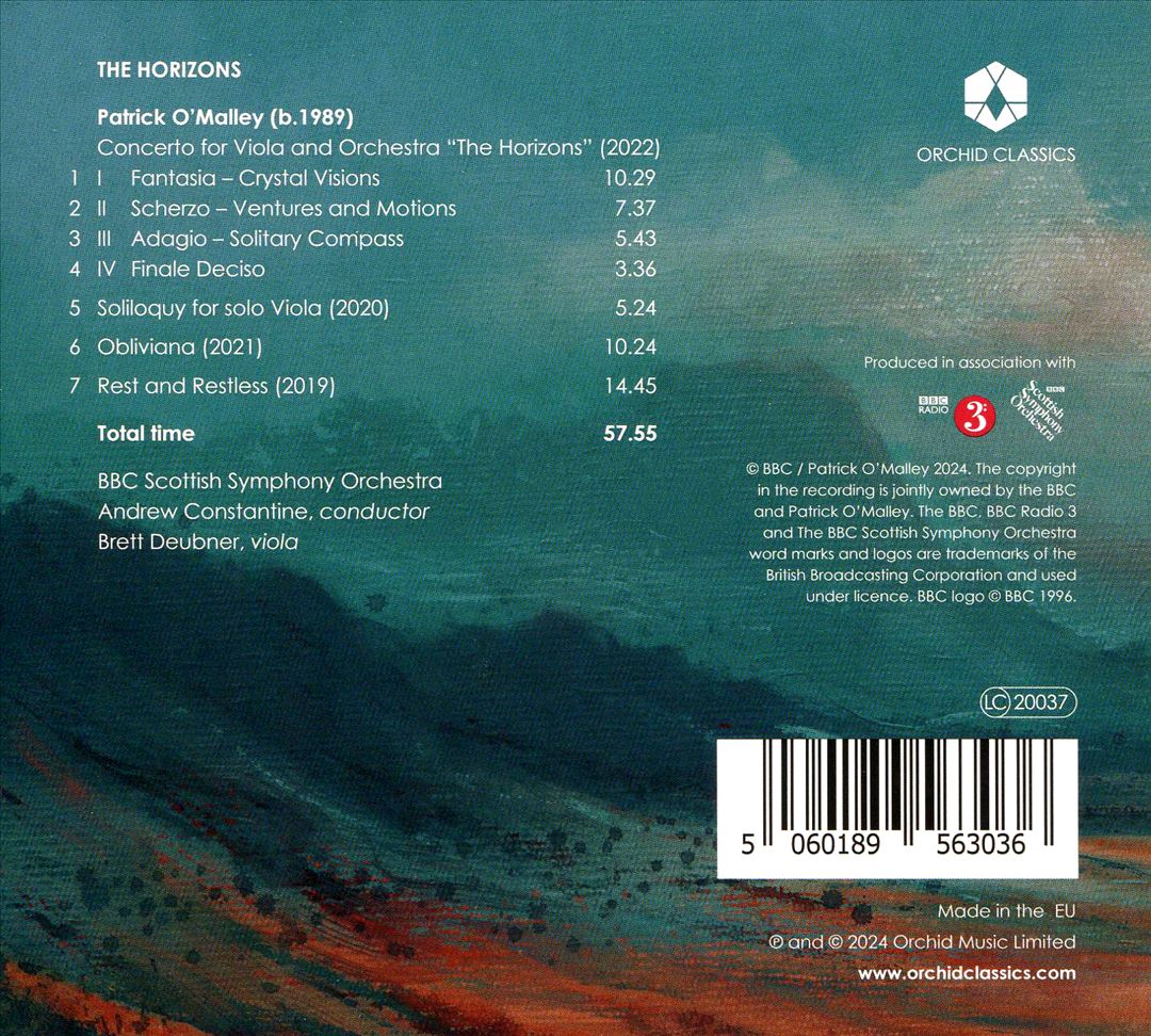 Patrick O'Malley: The Horizons cover art