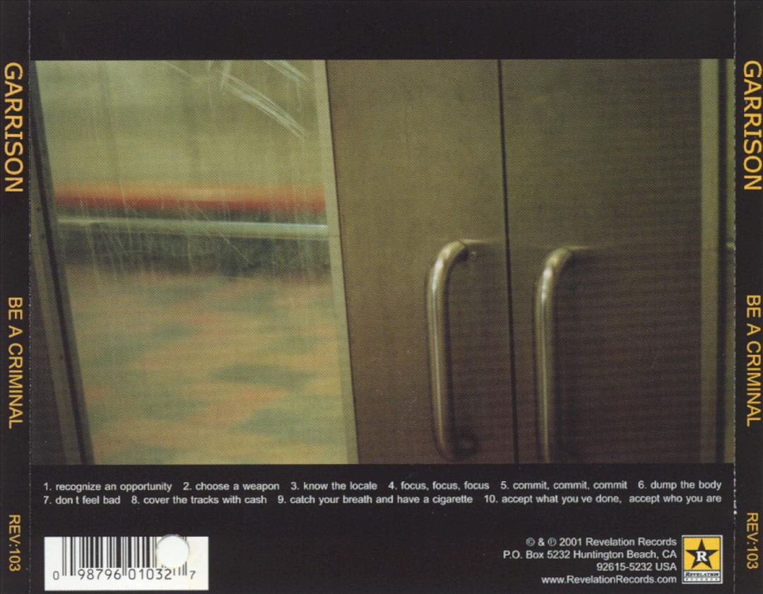 Be a Criminal cover art