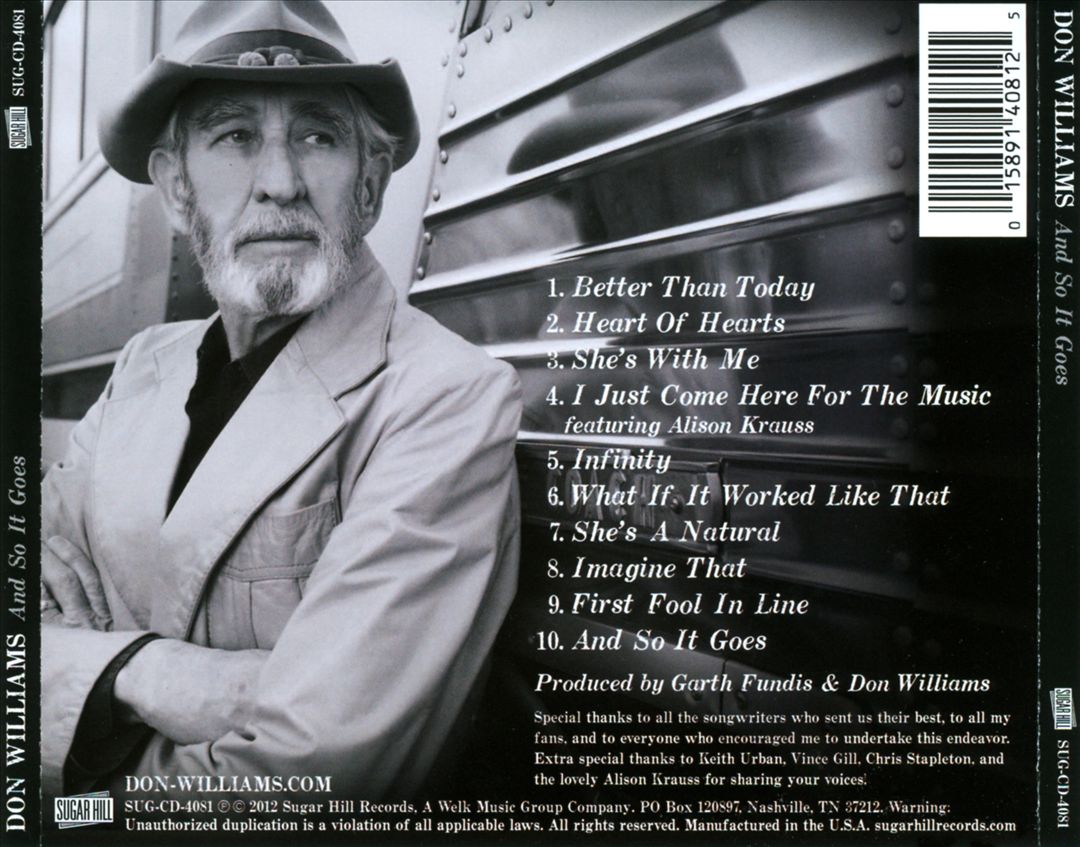 And So It Goes cover art