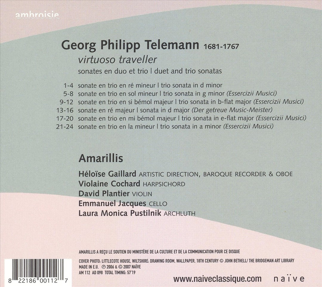 Telemann: Voyageur virtuose cover art