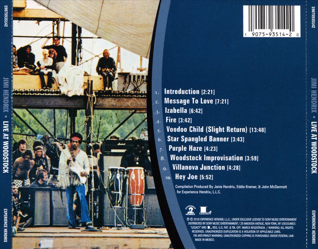 Live at Woodstock cover art