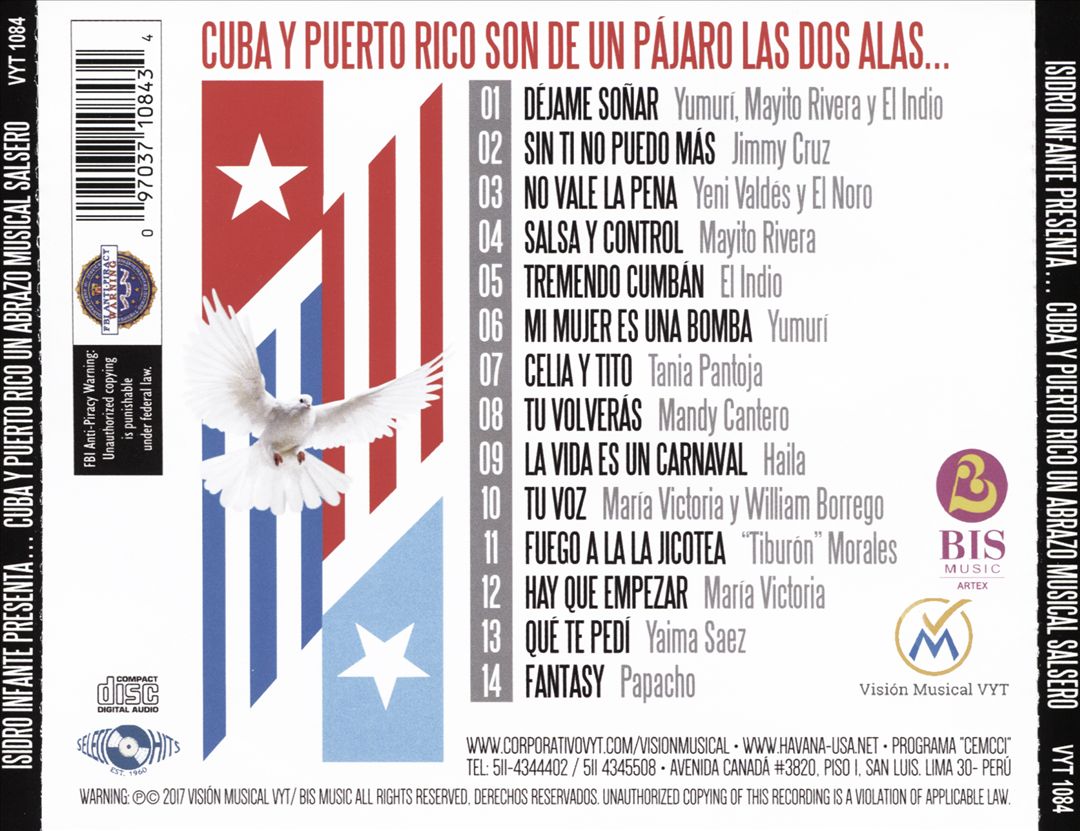 Isidro Infante Presenta Cuba y Puerto cover art