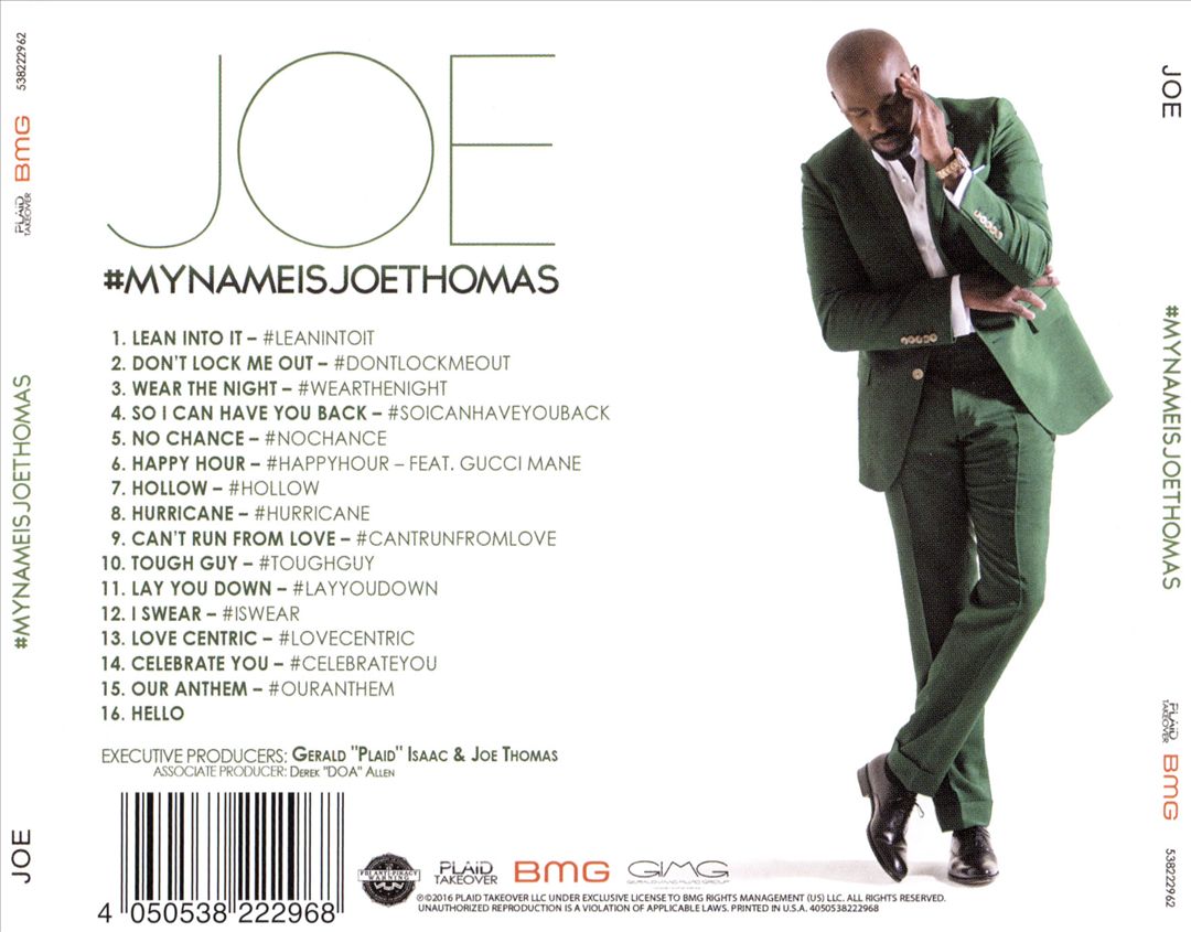 #MyNameIsJoeThomas cover art