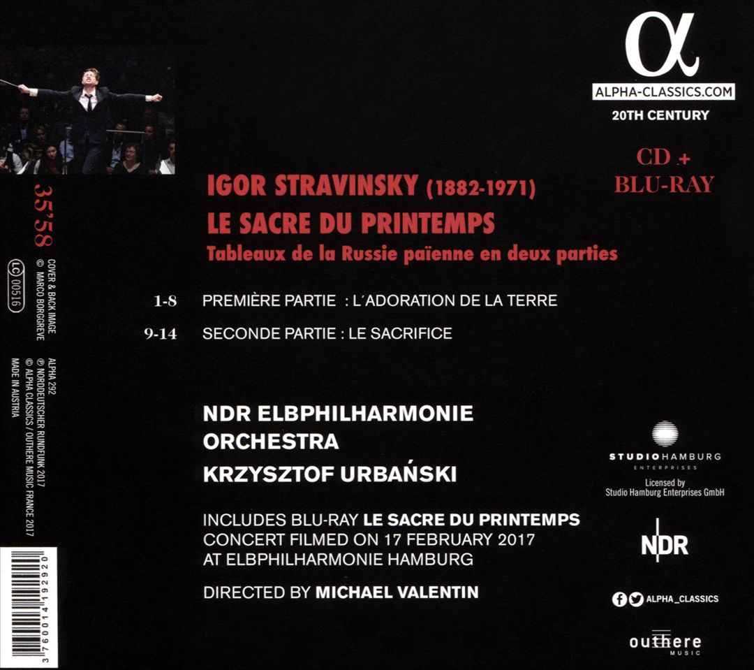 Stravinsky: Le Sacre du printemps cover art