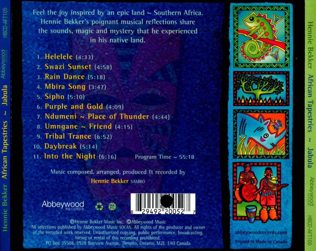 African Tapestries: Jabula (To Be Happy) cover art