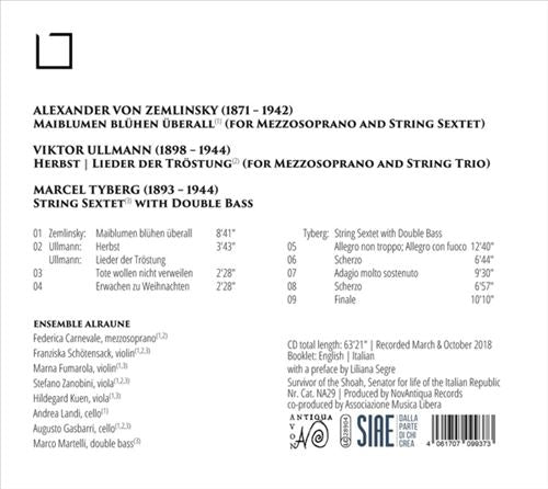 Musica & Regime 3: Zemlinsky, Ullmann, Tyberg cover art