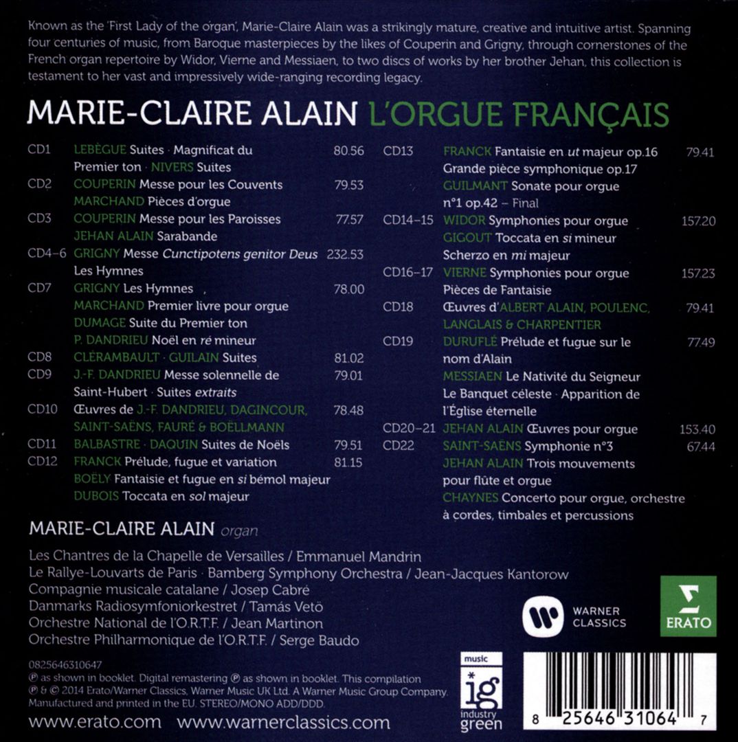 Orgue Français cover art