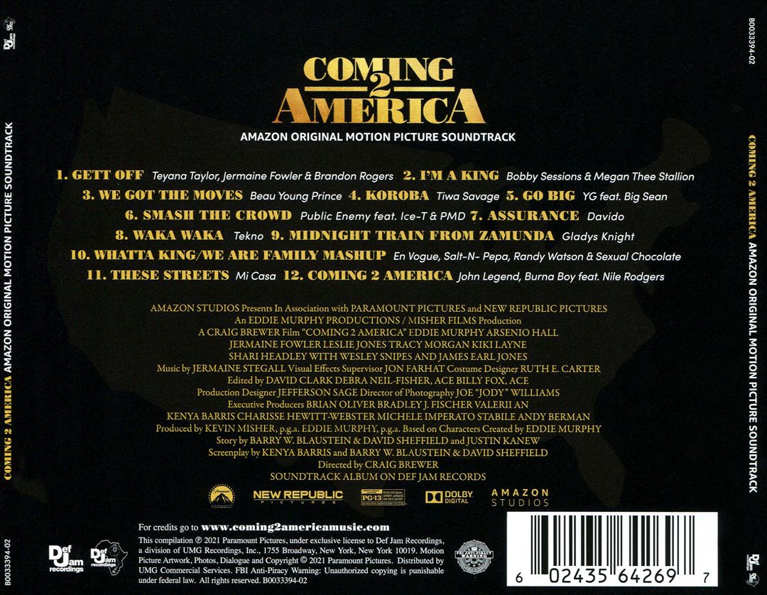 Coming 2 America [Original Motion Picture Soundtrack] cover art