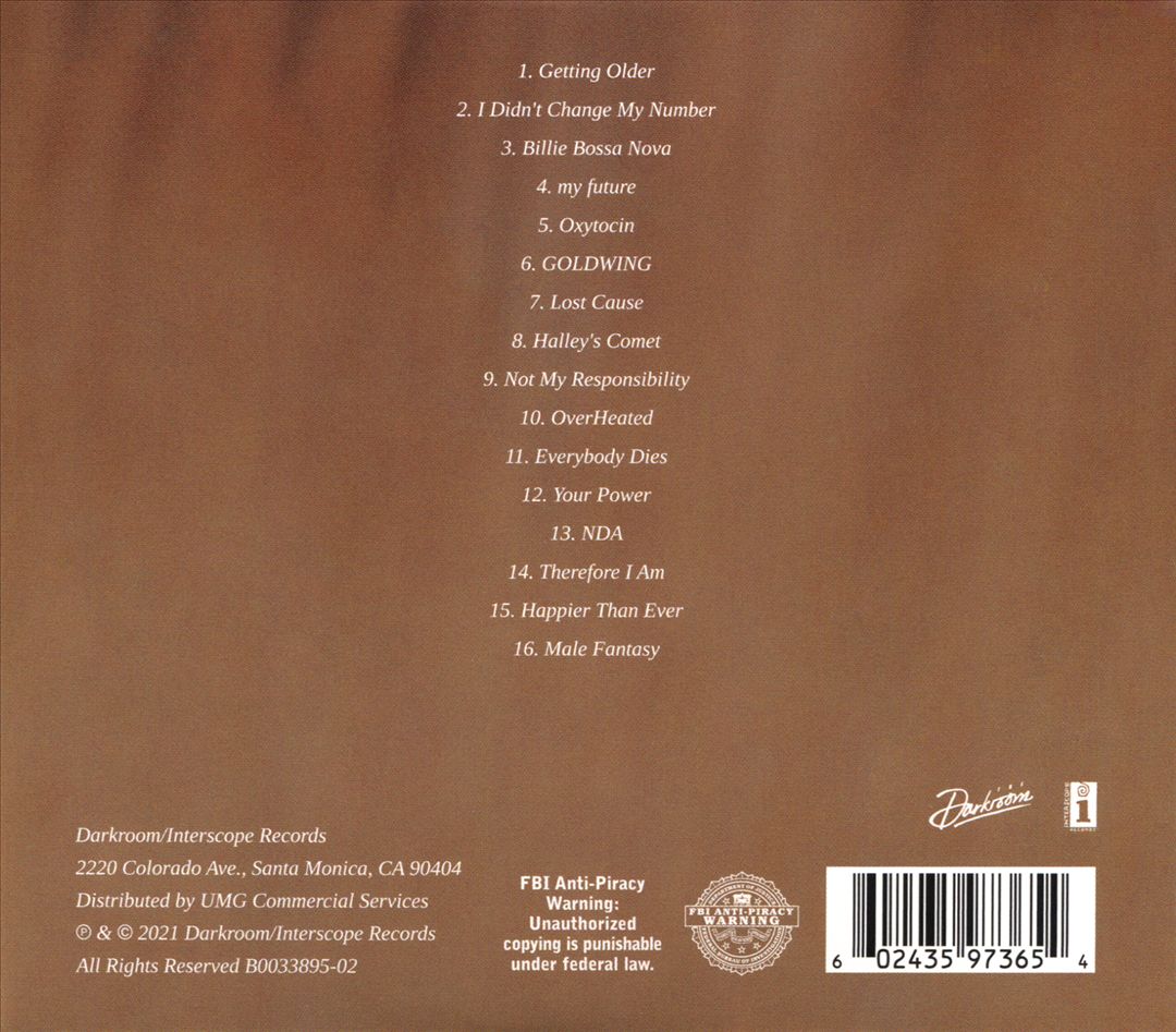 Happier Than Ever cover art