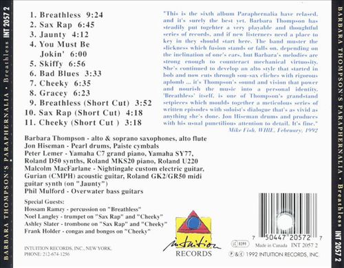 Breathless cover art