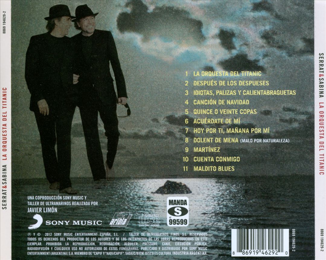 Orquesta del Titanic cover art