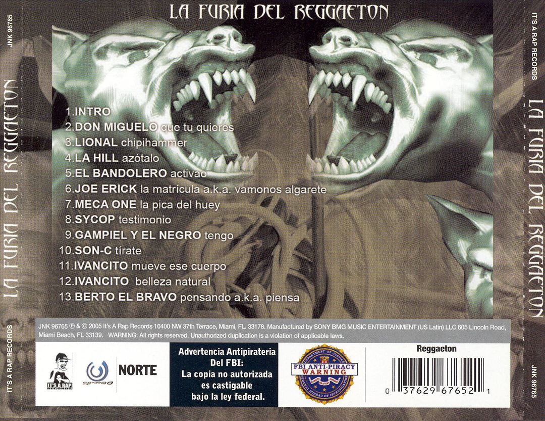 Furia del Reggaeton cover art