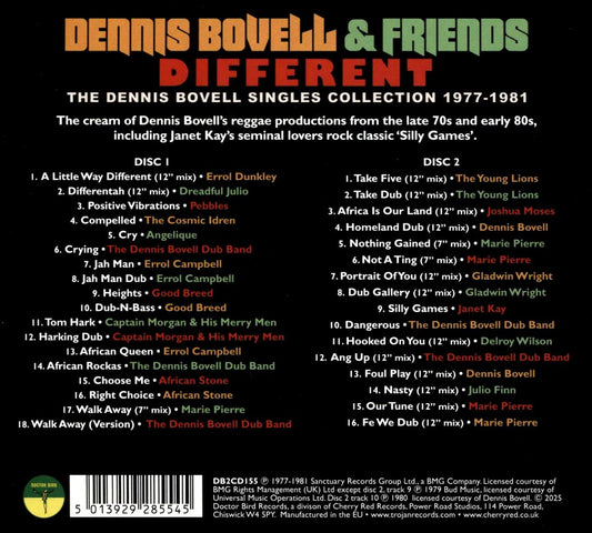 Different: The Singles Collection 1977-1981 cover art