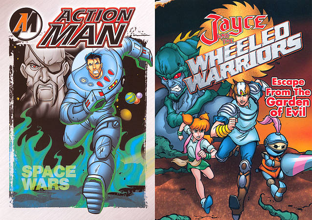 Joyce and the Wheeleo Warriors/Action Man Space Wars cover art