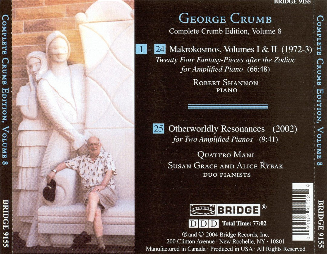 George Crumb: Makrokosmos Volumes I & II; Otherworldly Resonances cover art