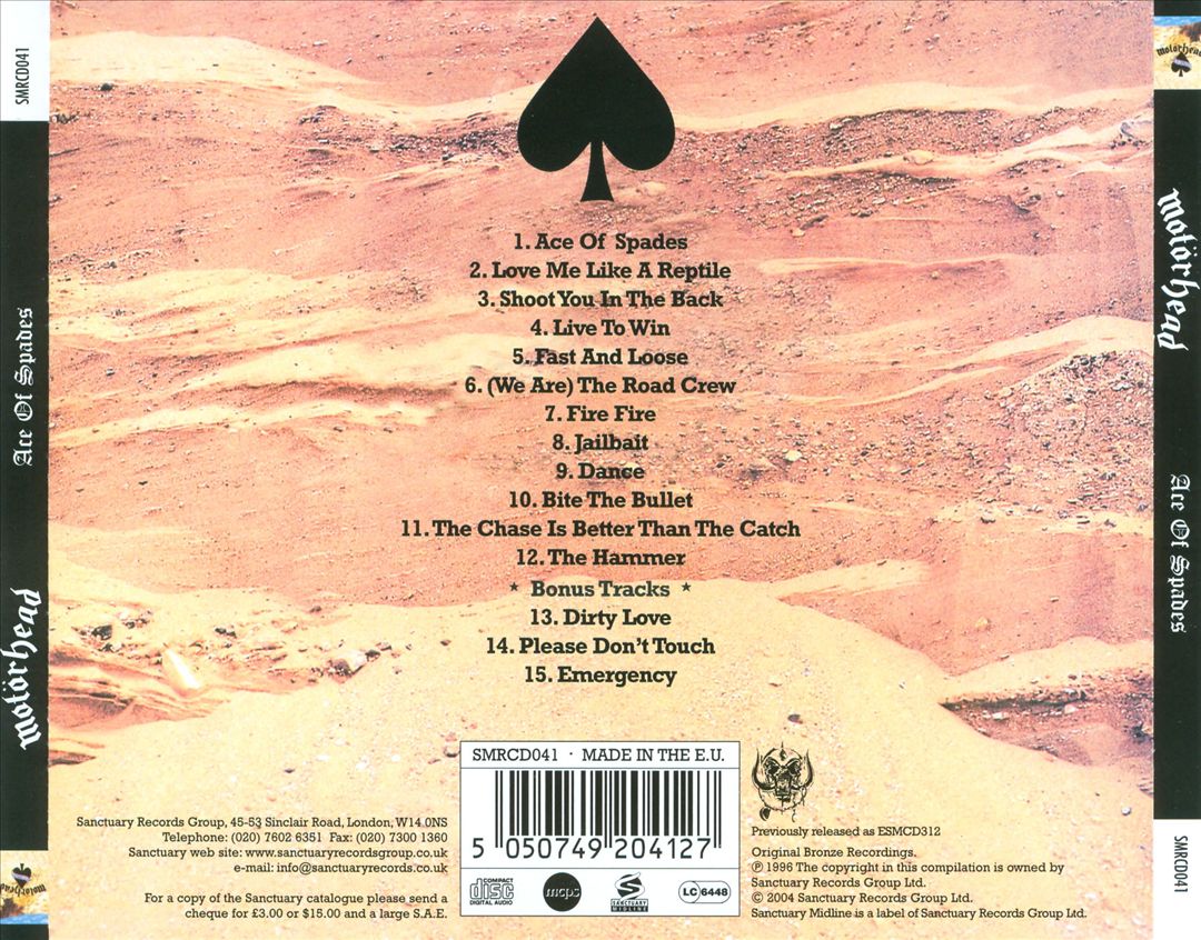 Ace of Spades [Bonus Tracks] cover art