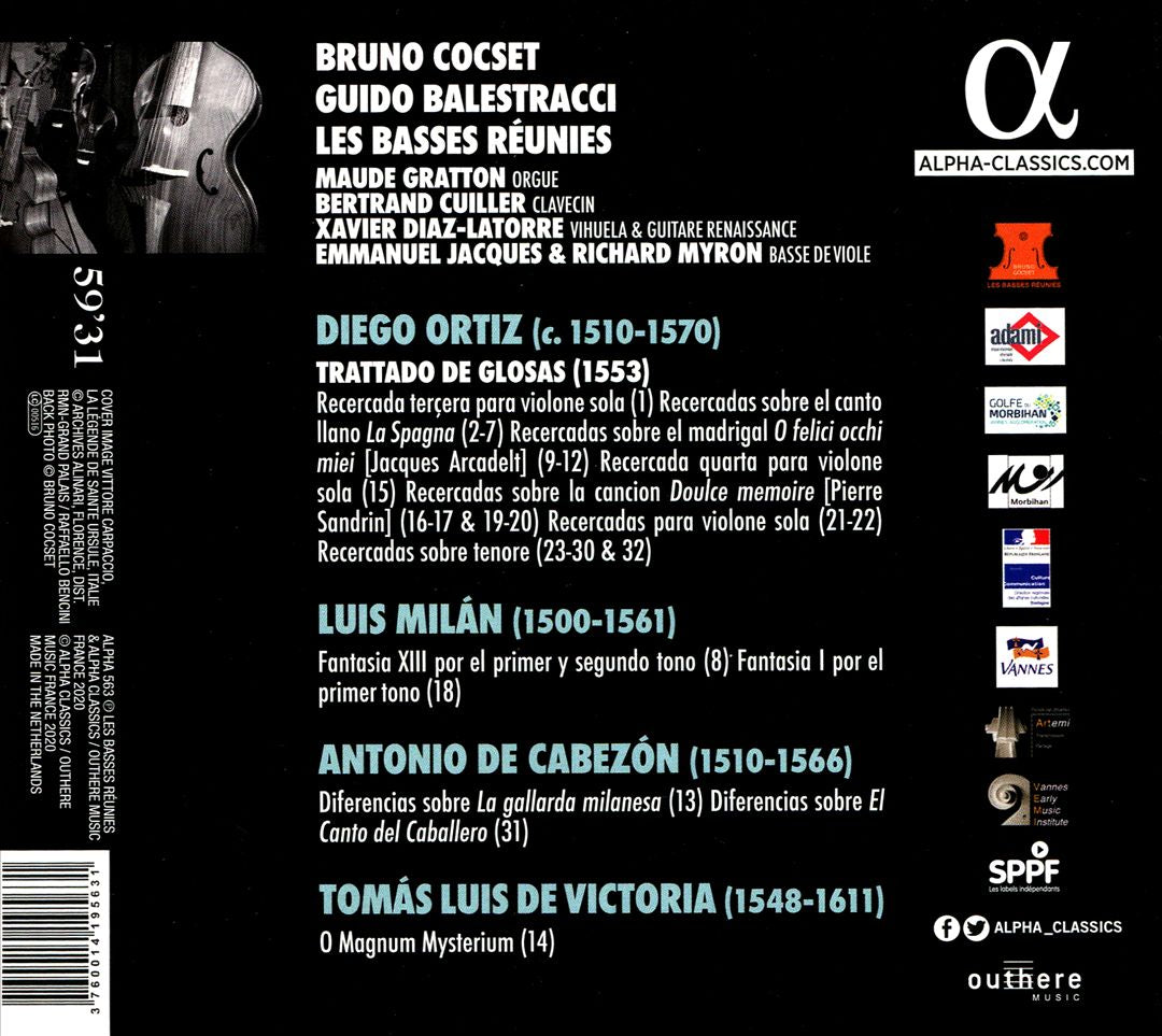 Diego Ortiz: Trattado de Glosas cover art