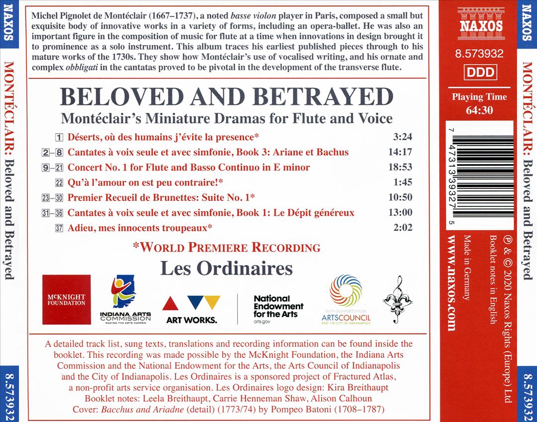 Montéclair: Beloved and Betrayed cover art