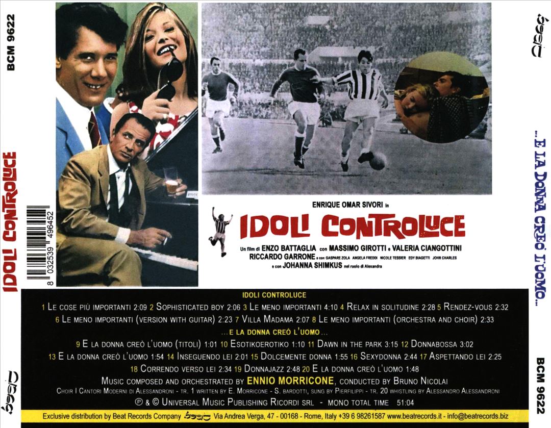 Idoli Controluce / E La Donna Creo' L'uomo [Original Motion Picture Soundtracks] cover art