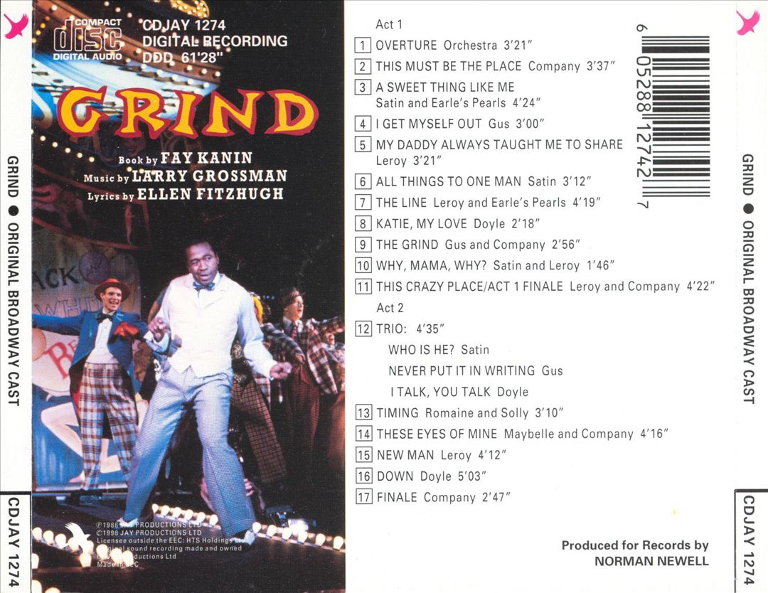 Grind [Original Broadway Cast] cover art