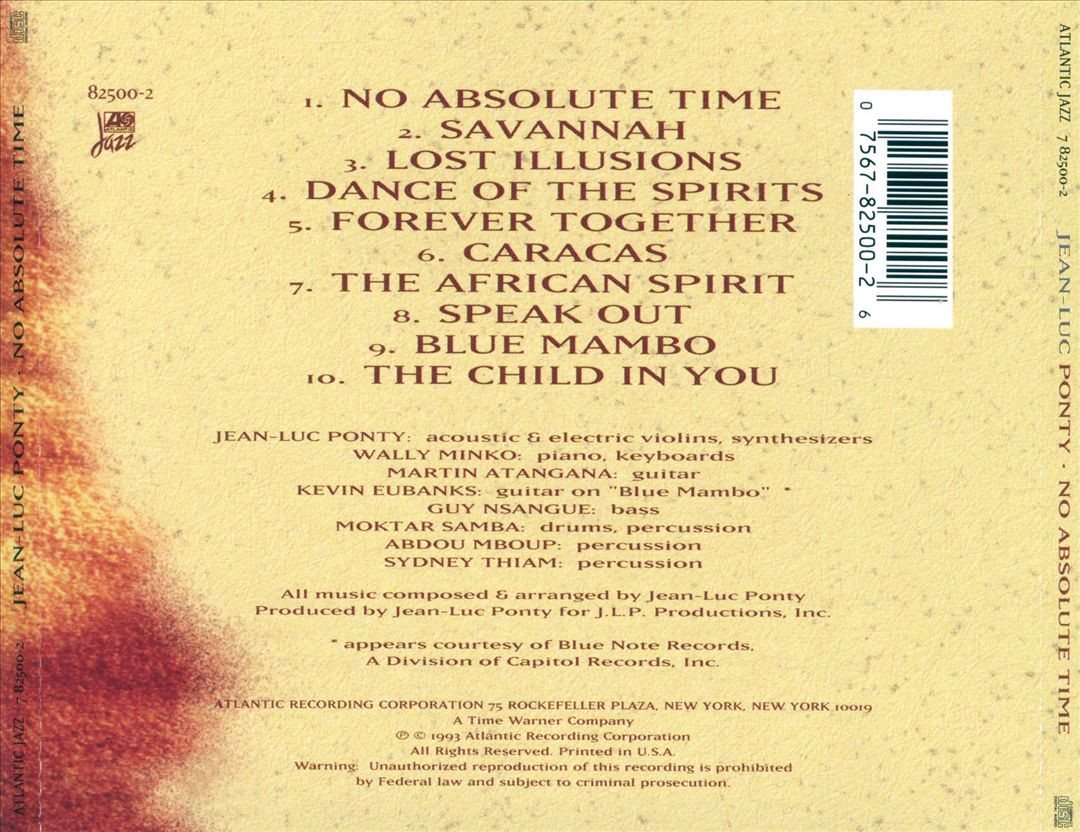 No Absolute Time cover art