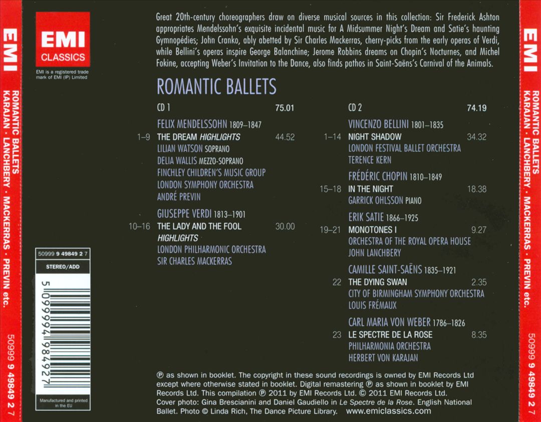 Romantic Ballets cover art